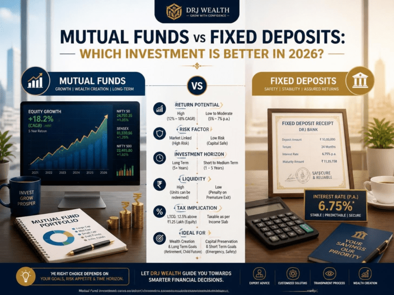 Mutual Funds vs Fixed Deposits: Which Investment is Better in 2026?