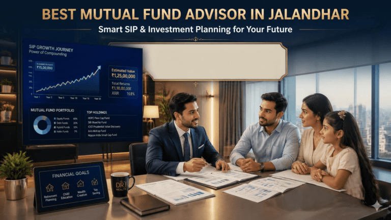 Best Mutual Fund Advisor in Jalandhar helping investors plan SIP and mutual fund investments with DRJ Wealth